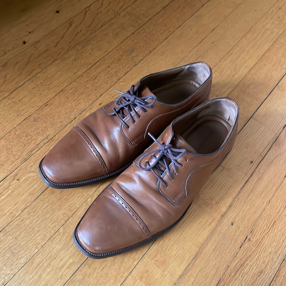 Johnston and Murphy cap toe Oxford (9.5)